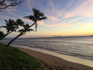 remote beach on Molokai, Hawaii